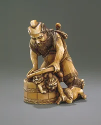 Figure de Shoki le dompteur de démons